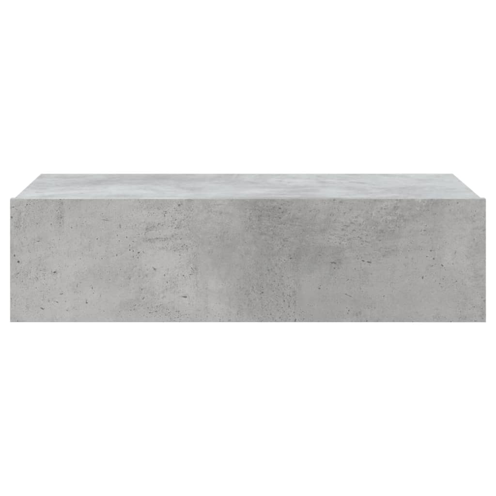 TV-Schrank mit LED-Leuchten Betongrau 60x35x15,5 cm - Pazzar.ch