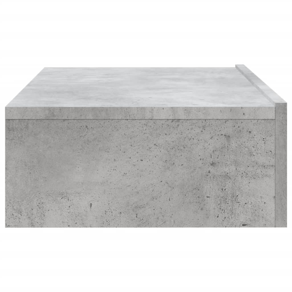 TV-Schrank mit LED-Leuchten Betongrau 60x35x15,5 cm - Pazzar.ch