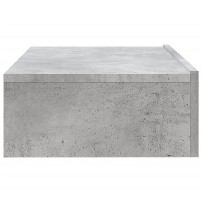 TV-Schrank mit LED-Leuchten Betongrau 60x35x15,5 cm - Pazzar.ch
