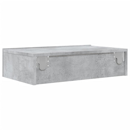 TV-Schrank mit LED-Leuchten Betongrau 60x35x15,5 cm - Pazzar.ch
