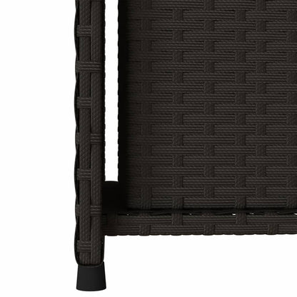 Gartenschrank Schwarz 50x55x115 cm Poly Rattan - Pazzar.ch