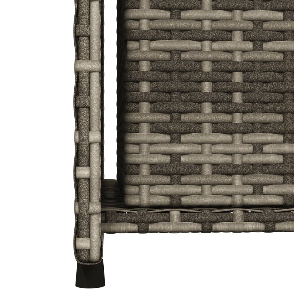 Gartenschrank Grau 50x55x115 cm Poly Rattan - Pazzar.ch