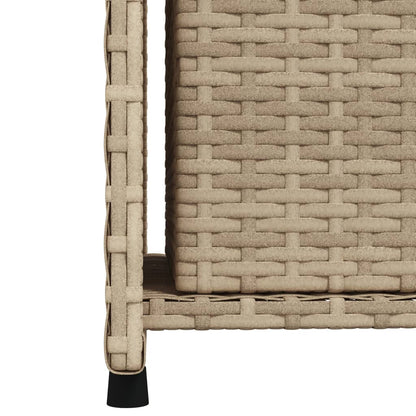 Gartenschrank Beige 50x55x115 cm Poly Rattan - Pazzar.ch