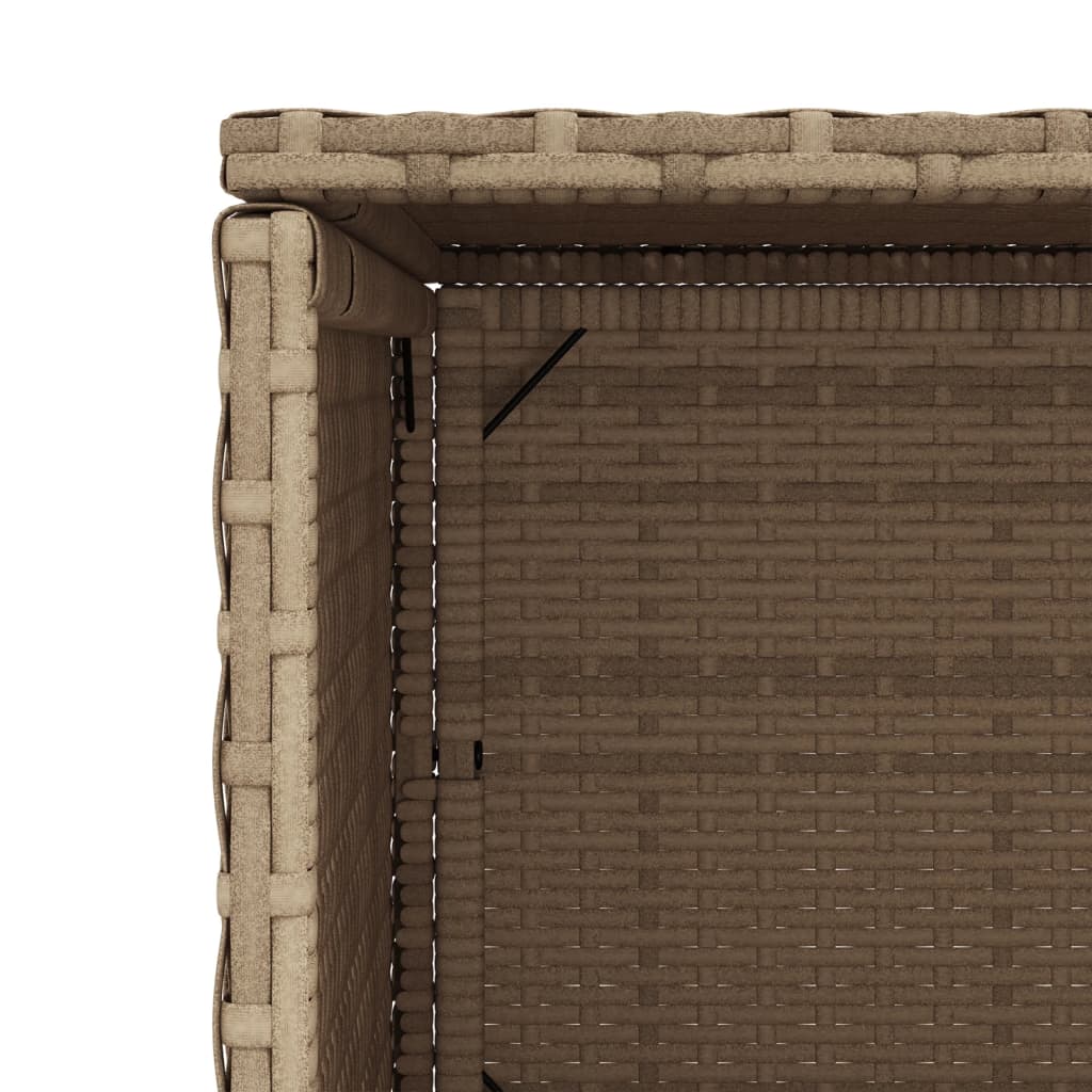 Gartenschrank Beige 50x55x115 cm Poly Rattan - Pazzar.ch