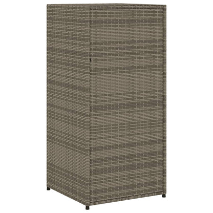 Gartenschrank Grau 55x55x111 cm Poly Rattan - Pazzar.ch