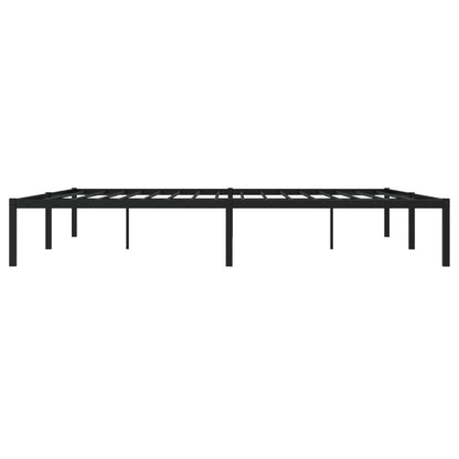Bettgestell Metall Schwarz 193x203 cm - Pazzar.ch