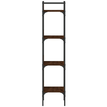 Bücherregal 4 Böden Braun Eichen-Optik 35x30x138,5 cm - Pazzar.ch