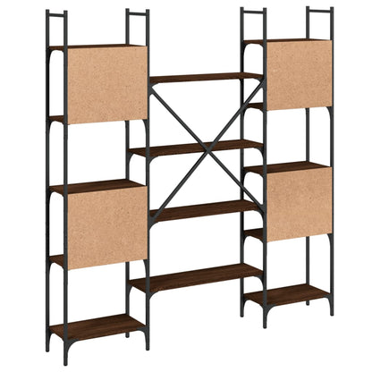 Bücherregal Braun Eichen-Optik 155,5x24x166,5 cm Holzwerkstoff - Pazzar.ch