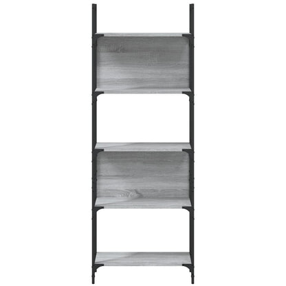 Bücherregal 5 Böden Grau Sonoma 60,5x24x166,5 cm Holzwerkstoff - Pazzar.ch