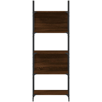 Bücherregal 5 Böden Braun Eichen-Optik 60,5x24x166,5 cm - Pazzar.ch
