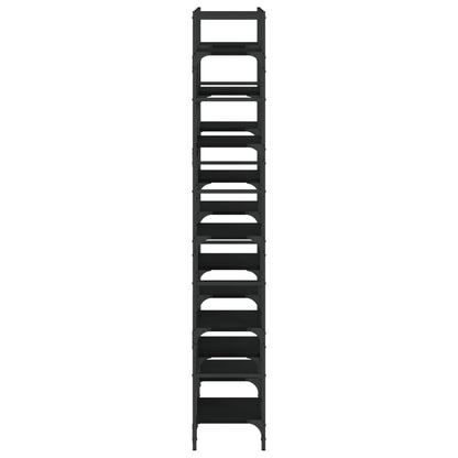 Bücherregal Schwarz 127,5x28,5x172,5 cm Holzwerkstoff - Pazzar.ch