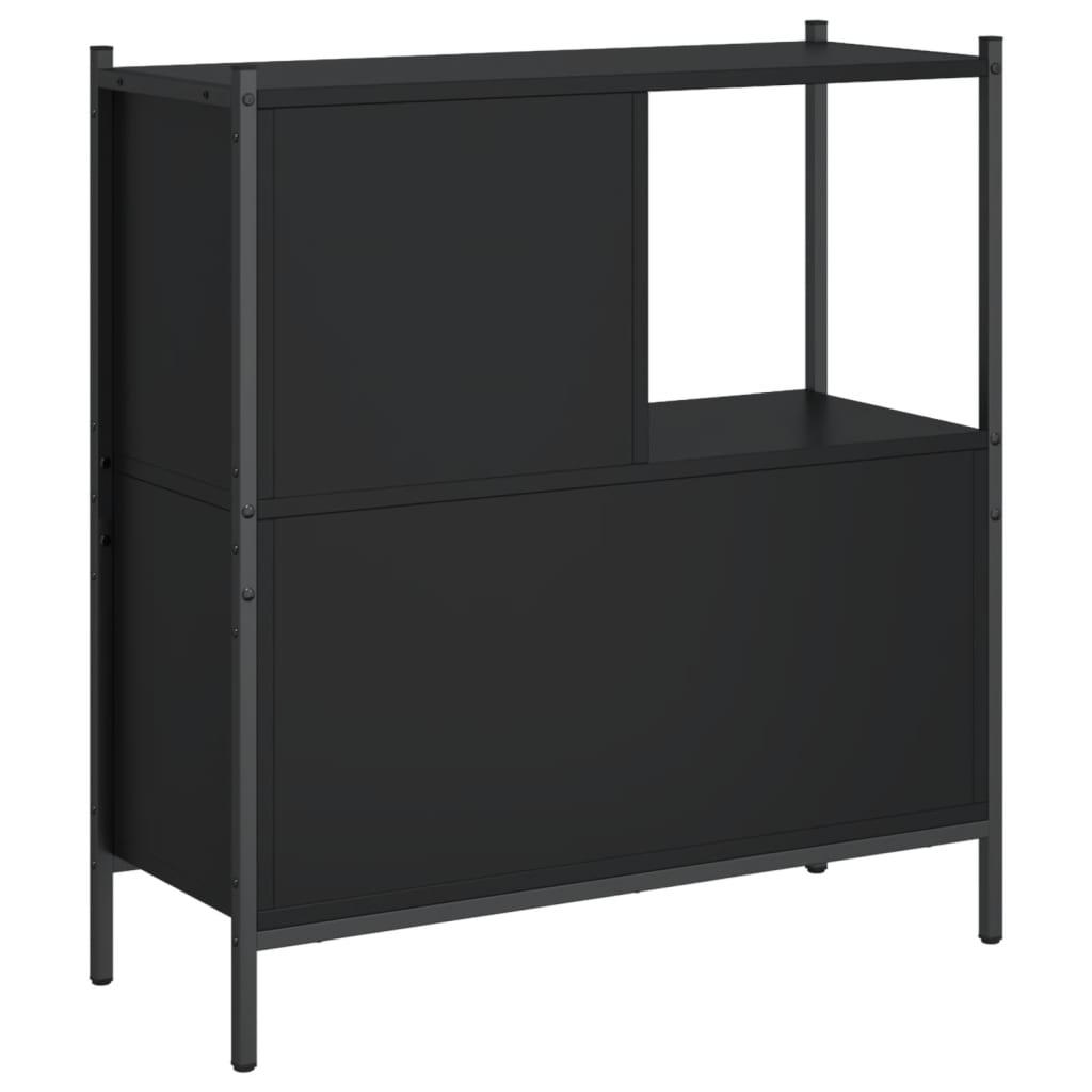 Bücherregal Schwarz 72x28x77,5 cm Holzwerkstoff - Pazzar.ch