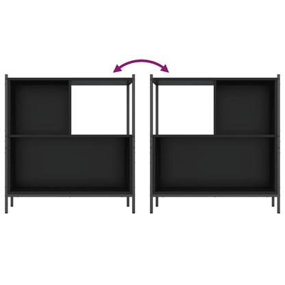 Bücherregal Schwarz 72x28x77,5 cm Holzwerkstoff - Pazzar.ch