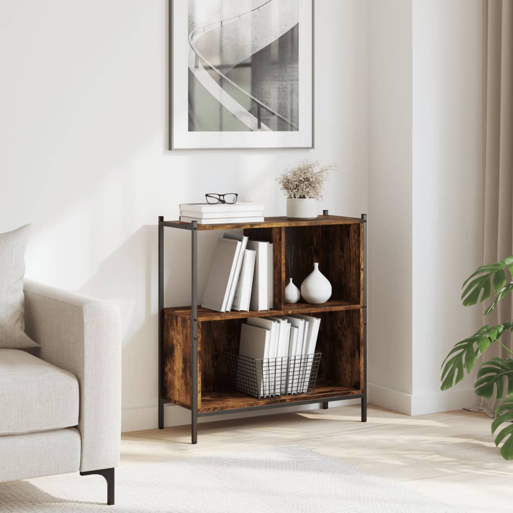 Bücherregal Räuchereiche 72x28x77,5 cm Holzwerkstoff - Pazzar.ch