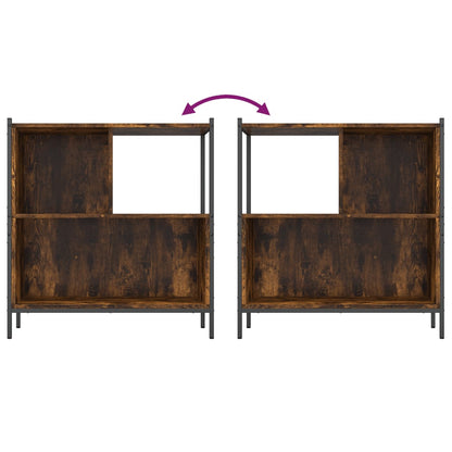Bücherregal Räuchereiche 72x28x77,5 cm Holzwerkstoff - Pazzar.ch