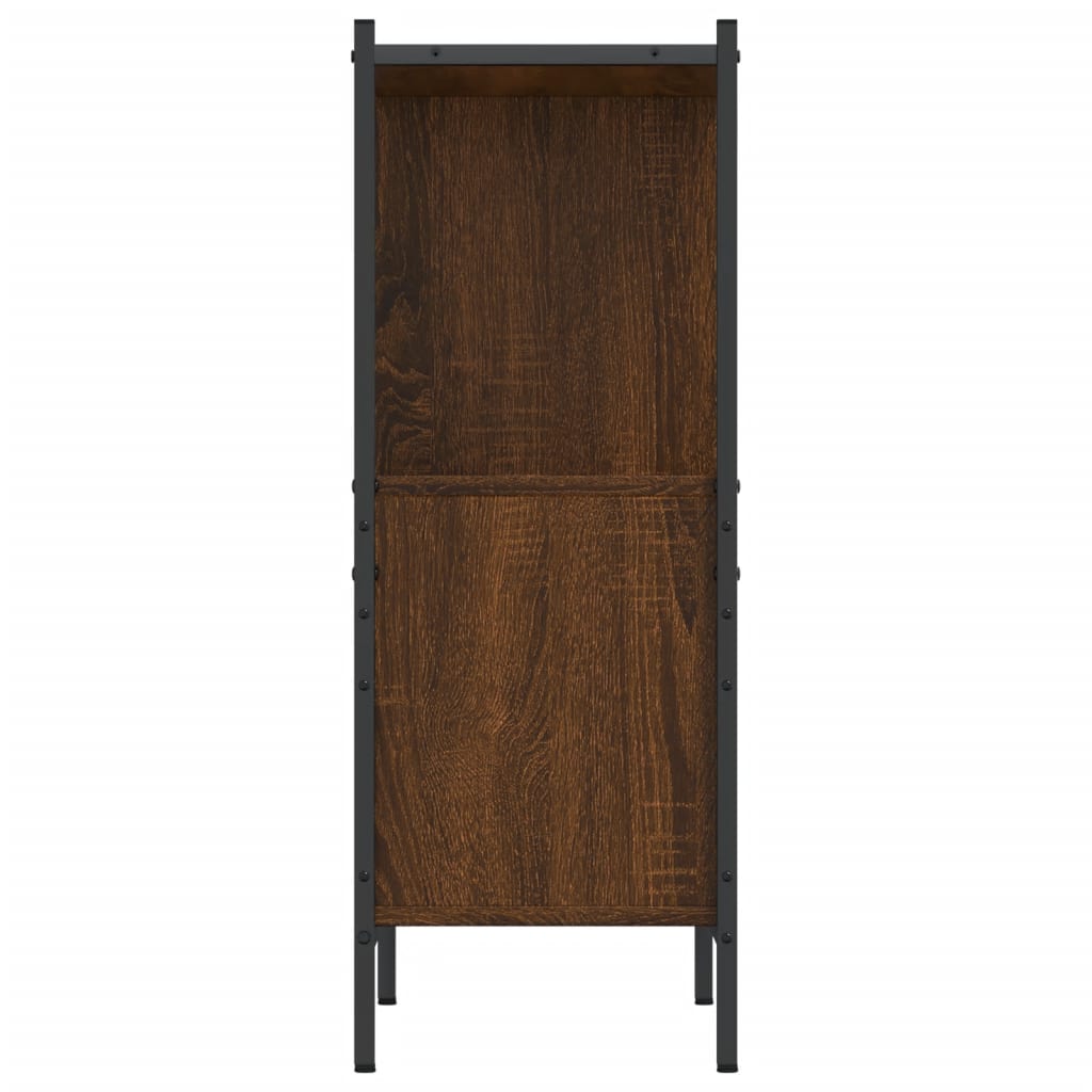 Bücherregal Braun Eichen-Optik 72x28x77,5 cm Holzwerkstoff - Pazzar.ch
