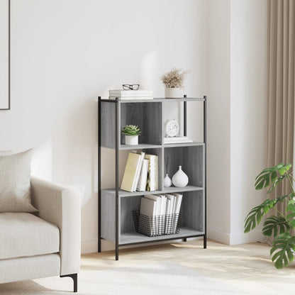 Bücherregal Grau Sonoma 72x28x109 cm Holzwerkstoff - Pazzar.ch