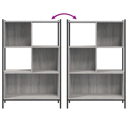 Bücherregal Grau Sonoma 72x28x109 cm Holzwerkstoff - Pazzar.ch