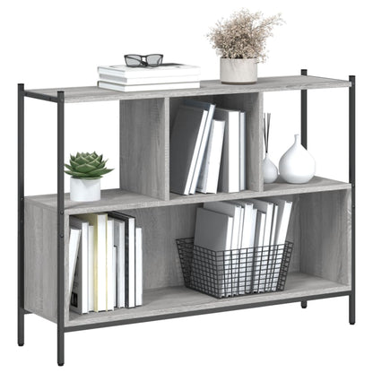Bücherregal Grau Sonoma 102x28x77,5 cm Holzwerkstoff - Pazzar.ch