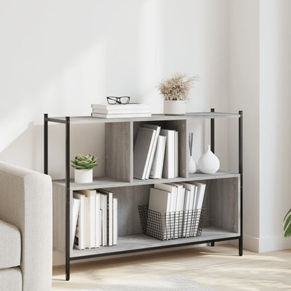Bücherregal Grau Sonoma 102x28x77,5 cm Holzwerkstoff - Pazzar.ch