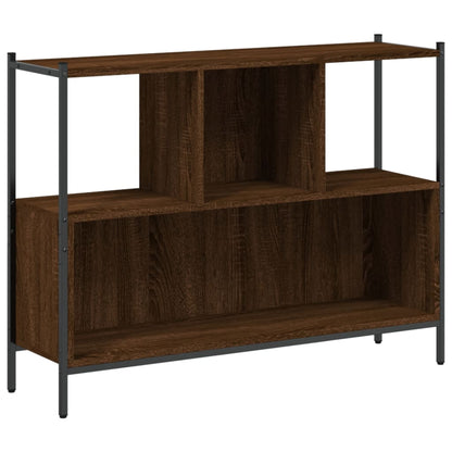 Bücherregal Braun Eichen-Optik 102x28x77,5 cm Holzwerkstoff - Pazzar.ch