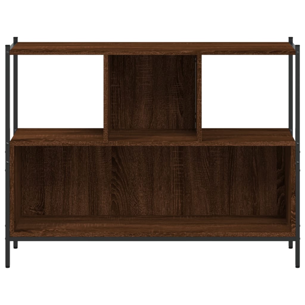 Bücherregal Braun Eichen-Optik 102x28x77,5 cm Holzwerkstoff - Pazzar.ch