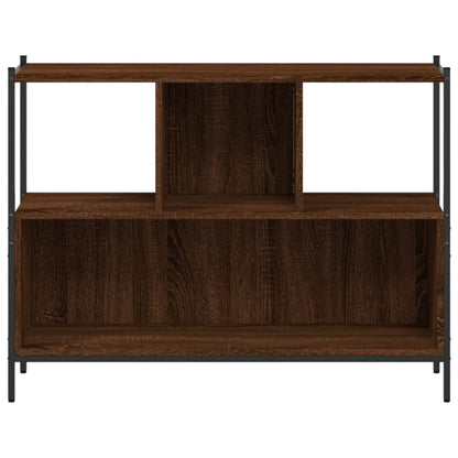 Bücherregal Braun Eichen-Optik 102x28x77,5 cm Holzwerkstoff - Pazzar.ch