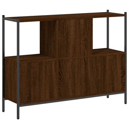 Bücherregal Braun Eichen-Optik 102x28x77,5 cm Holzwerkstoff - Pazzar.ch