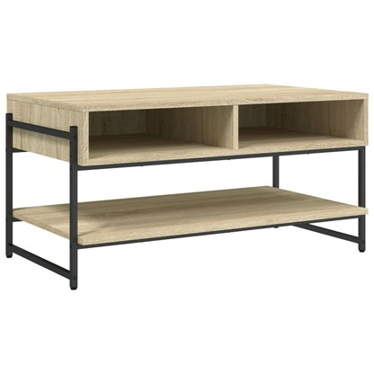 Couchtisch Sonoma-Eiche 90x50x45 cm Holzwerkstoff - Pazzar.ch