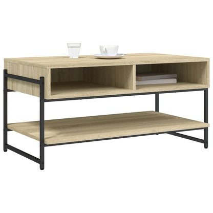 Couchtisch Sonoma-Eiche 90x50x45 cm Holzwerkstoff - Pazzar.ch