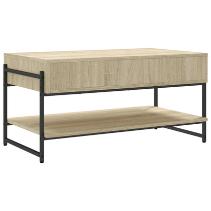 Couchtisch Sonoma-Eiche 90x50x45 cm Holzwerkstoff - Pazzar.ch