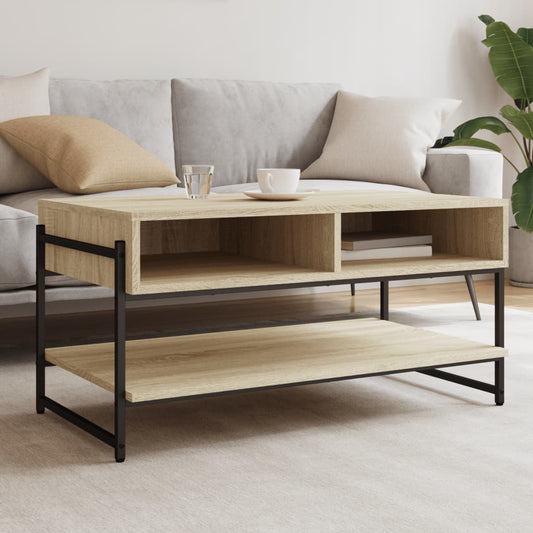 Couchtisch Sonoma-Eiche 90x50x45 cm Holzwerkstoff - Pazzar.ch