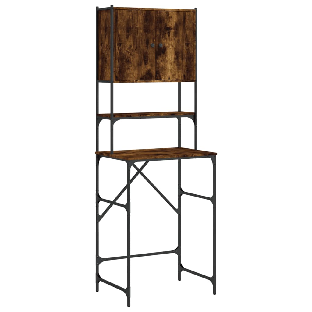 Waschmaschinenschrank Räuchereiche 68x48,5x194 cm - Pazzar.ch