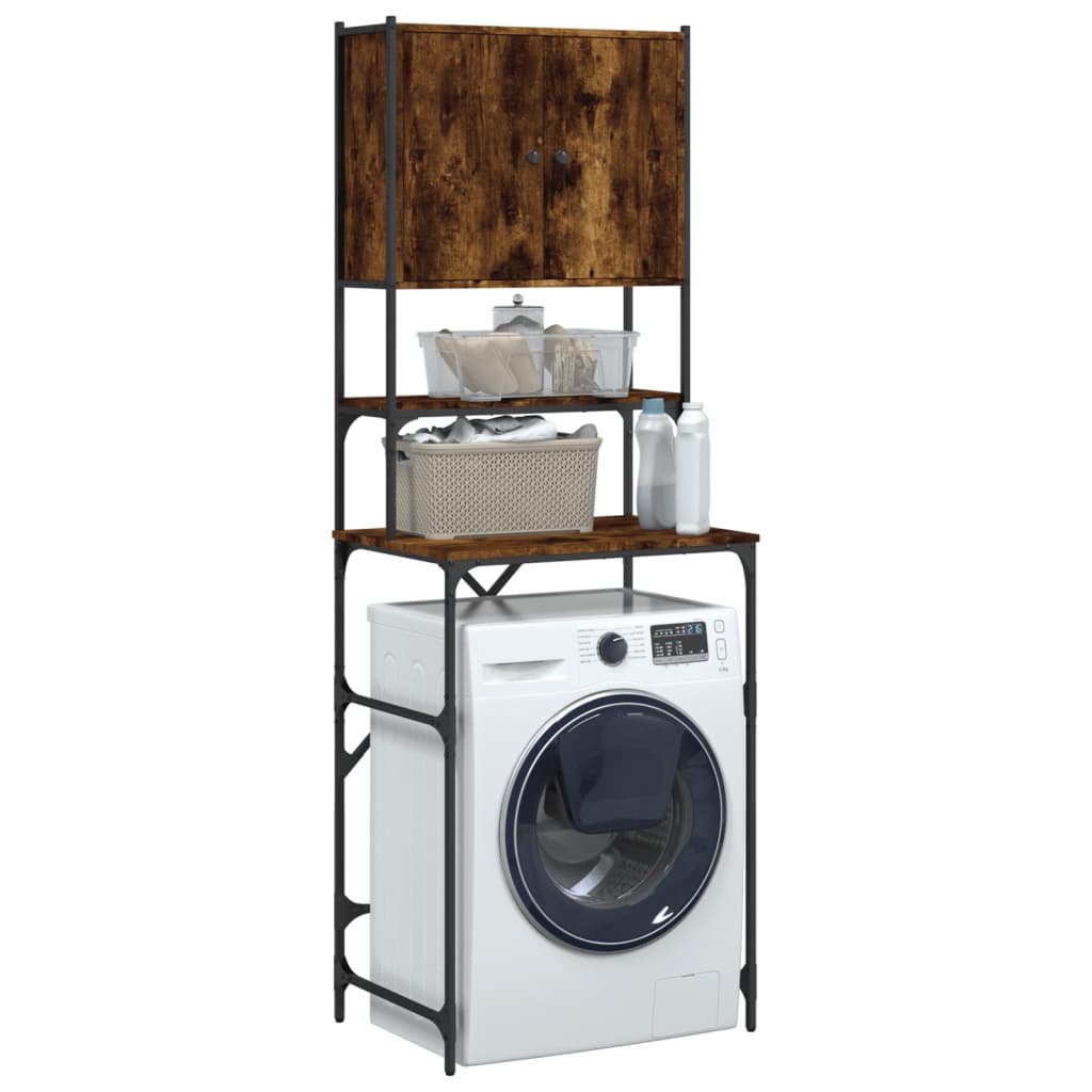 Waschmaschinenschrank Räuchereiche 68x48,5x194 cm - Pazzar.ch