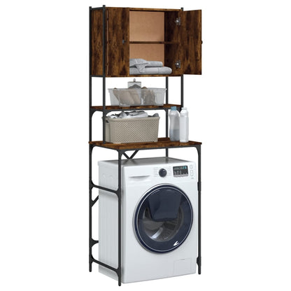 Waschmaschinenschrank Räuchereiche 68x48,5x194 cm - Pazzar.ch