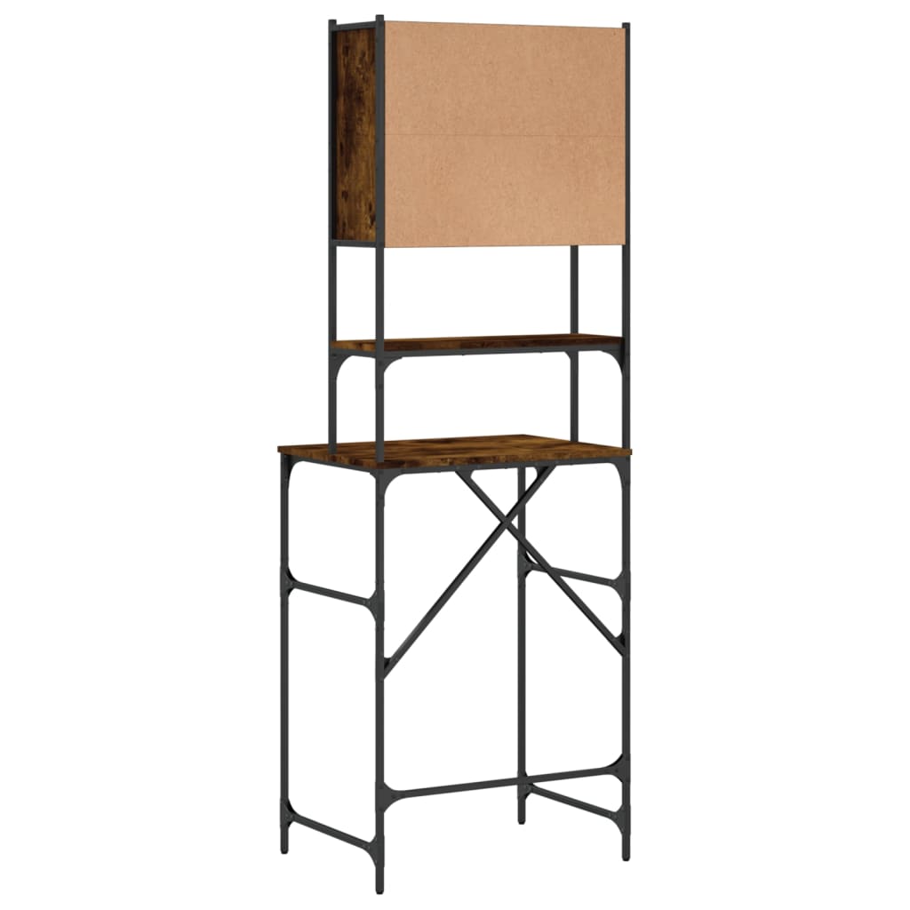 Waschmaschinenschrank Räuchereiche 68x48,5x194 cm - Pazzar.ch