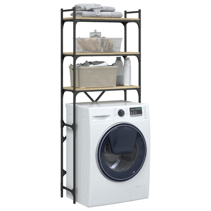 Waschmaschinenregal Sonoma-Eiche 67x25x163 cm Holzwerkstoff - Pazzar.ch