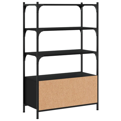 Bücherregal 3 Böden Schwarz 70x30x109,5 cm Holzwerkstoff - Pazzar.ch