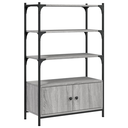 Bücherregal 3 Fächer Grau Sonoma 70x30x109,5 cm Holzwerkstoff - Pazzar.ch