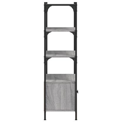 Bücherregal 3 Fächer Grau Sonoma 70x30x109,5 cm Holzwerkstoff - Pazzar.ch