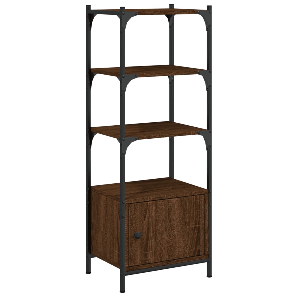 Bücherregal 3 Böden Braun Eichen-Optik 41x30x109,5 cm - Pazzar.ch