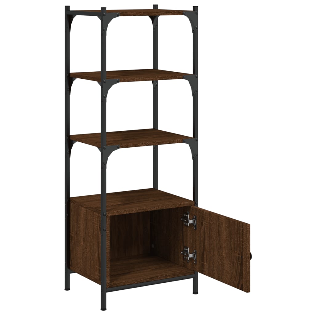 Bücherregal 3 Böden Braun Eichen-Optik 41x30x109,5 cm - Pazzar.ch