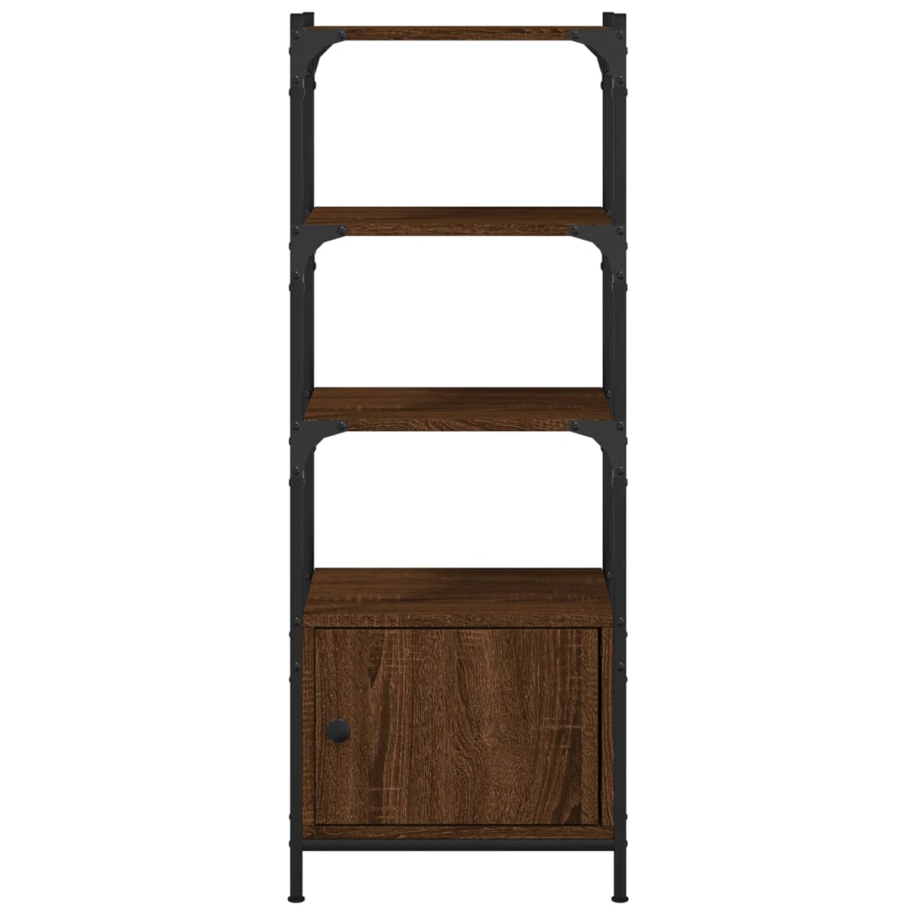 Bücherregal 3 Böden Braun Eichen-Optik 41x30x109,5 cm - Pazzar.ch