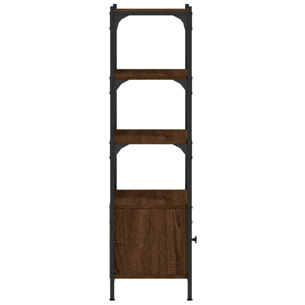 Bücherregal 3 Böden Braun Eichen-Optik 41x30x109,5 cm - Pazzar.ch