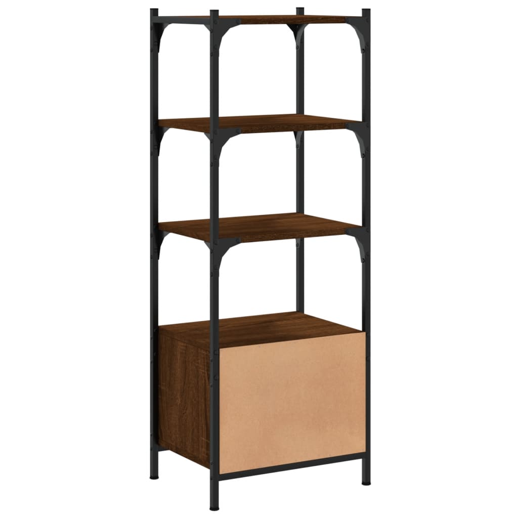 Bücherregal 3 Böden Braun Eichen-Optik 41x30x109,5 cm - Pazzar.ch