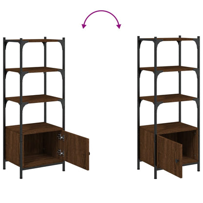 Bücherregal 3 Böden Braun Eichen-Optik 41x30x109,5 cm - Pazzar.ch