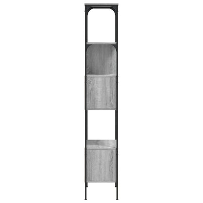 Bücherregal 5 Böden Grau Sonoma 76x33x188,5 cm Holzwerkstoff - Pazzar.ch