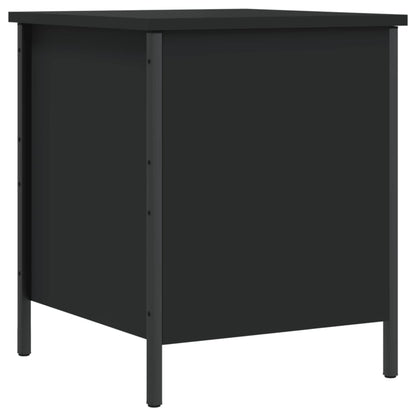 Sitzbank mit Stauraum Schwarz 40x42,5x50 cm Holzwerkstoff - Pazzar.ch
