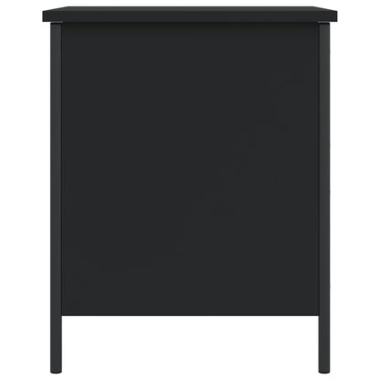 Sitzbank mit Stauraum Schwarz 40x42,5x50 cm Holzwerkstoff - Pazzar.ch