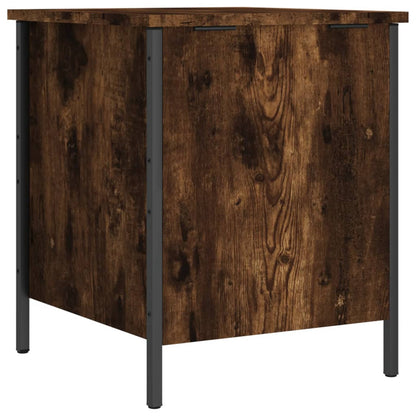 Sitzbank mit Stauraum Räuchereiche 40x42,5x50 cm Holzwerkstoff - Pazzar.ch